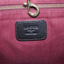 LOEWE Heritage Tote Bag Leather Dark Brown Gold Auth 142015-18