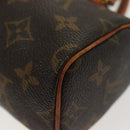 LOUIS VUITTON Monogram Mini Speedy Hand Bag M41534 LV Auth 142017-16