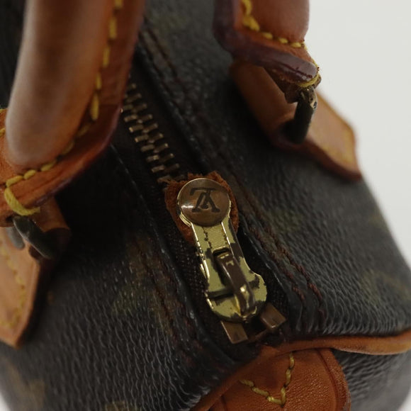 LOUIS VUITTON Monogram Mini Speedy Hand Bag M41534 LV Auth 142017