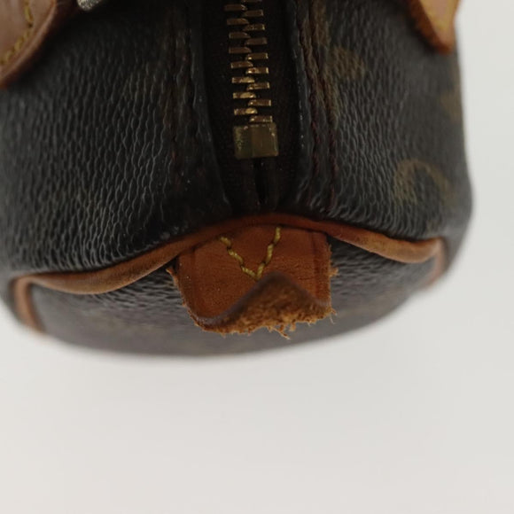 LOUIS VUITTON Monogram Mini Speedy Hand Bag M41534 LV Auth 142017