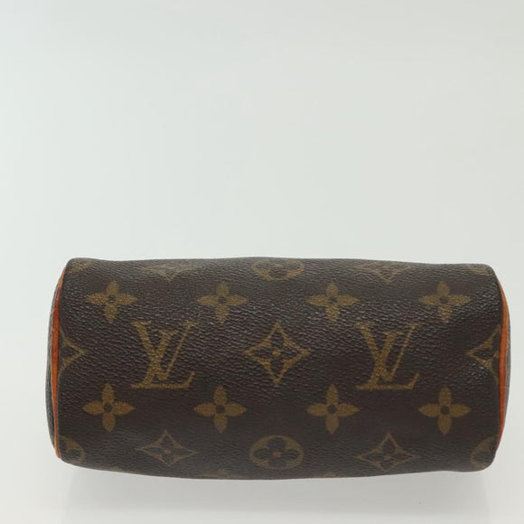 LOUIS VUITTON Monogram Mini Speedy Hand Bag M41534 LV Auth 142017