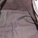 GUCCI GG Canvas Abbey Tote Bag Nylon Outlet Dark Brown Silver 268639 Auth 142024-18