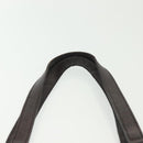 GUCCI GG Canvas Abbey Tote Bag Nylon Outlet Dark Brown Silver 268639 Auth 142024-9