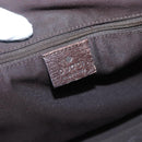 GUCCI GG Canvas Web Sherry Line Tote Bag Beige Silver 145758 Auth 142027-15