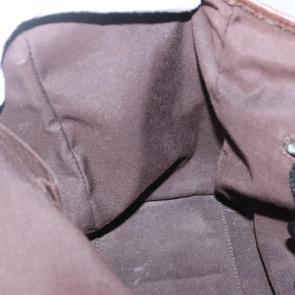 GUCCI GG Canvas Web Sherry Line Tote Bag Beige Silver 145758 Auth 142027