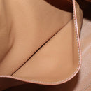 CELINE Macadam Canvas Hand Bag PVC Leather Brown Gold Auth 142031-21