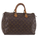 LOUIS VUITTON Monogram Speedy 35 Hand Bag M41524 LV Auth 142032-1