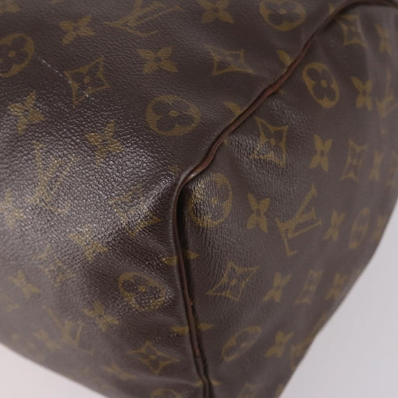 LOUIS VUITTON Monogram Speedy 35 Hand Bag M41524 LV Auth 142032