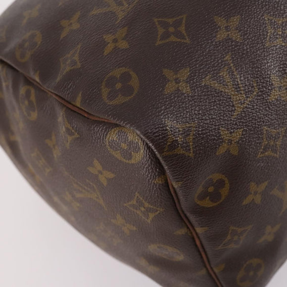 LOUIS VUITTON Monogram Speedy 35 Hand Bag M41524 LV Auth 142032