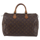 LOUIS VUITTON Monogram Speedy 35 Hand Bag M41524 LV Auth 142032-2