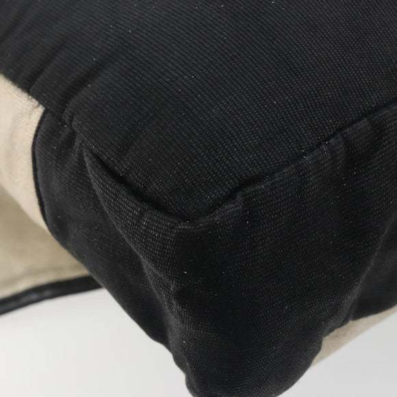 CHANEL Sports Matelasse Umhängetasche Canvas Weiß Silber CC Auth 142035