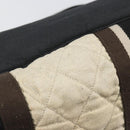 CHANEL Sports Matelasse Umhängetasche Canvas Weiß Silber CC Auth 142035-18