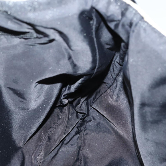 CHANEL Sports Matelasse Shoulder Bag Canvas White Silver CC Auth 142035