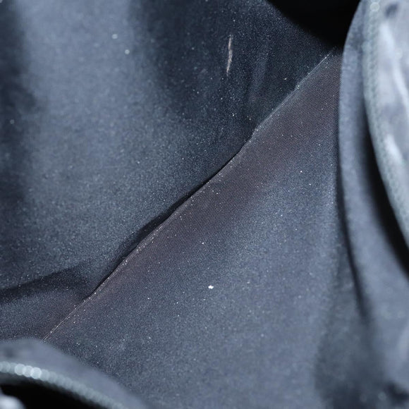 CHANEL Sports Matelasse Shoulder Bag Canvas White Silver CC Auth 142035