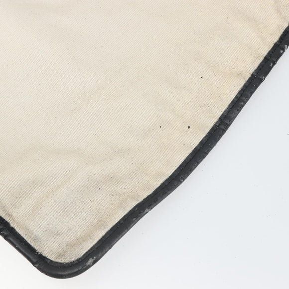 CHANEL Sports Matelasse Umhängetasche Canvas Weiß Silber CC Auth 142035