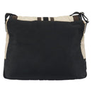 CHANEL Sports Matelasse Umhängetasche Canvas Weiß Silber CC Auth 142035-2
