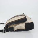 CHANEL Sports Matelasse Umhängetasche Canvas Weiß Silber CC Auth 142035-4