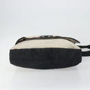 CHANEL Sports Matelasse Umhängetasche Canvas Weiß Silber CC Auth 142035-5