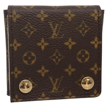 LOUIS VUITTON Monogram Jewelry Case Jewelry Box LV Auth 142037