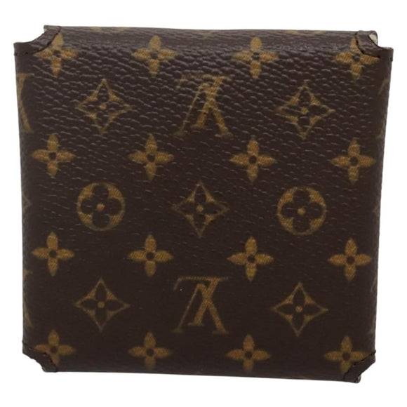 LOUIS VUITTON Monogram Jewelry Case Jewelry Box LV Auth 142037