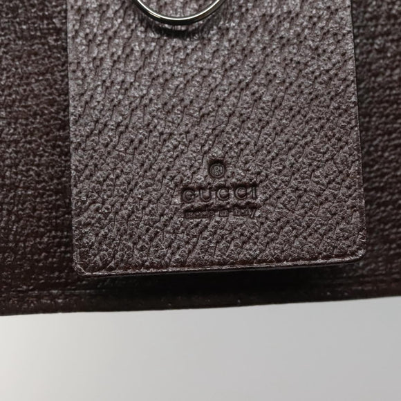 GUCCI GG Canvas Key Case Beige 127048 1147 Auth 142039V