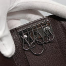 GUCCI GG Canvas Key Case Beige 127048 1147 Auth 142039V-8