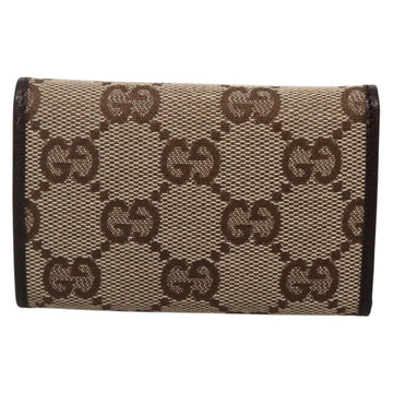 GUCCI GG Canvas Key Case Beige 127048 1147 Auth 142039V - 0