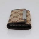 GUCCI GG Canvas Key Case Beige 127048 1147 Auth 142039V-3