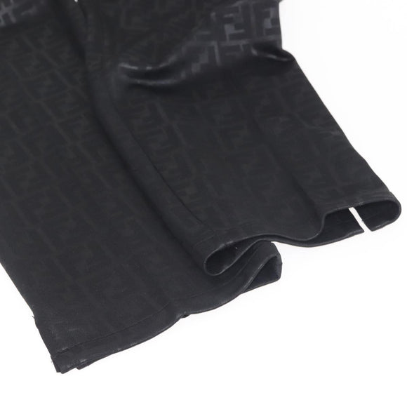 FENDI Zucca Canvas Pants Black Auth 142045