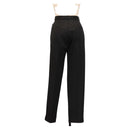 FENDI Zucca Canvas Pants Black Auth 142045-2