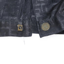FENDI Zucca Canvas Pants Black Auth 142045-9