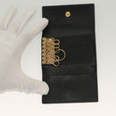 GUCCI GG Supreme GG Marmont Key Case PVC Beige Black 456118 0416 Auth 142046-8