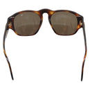 CHANEL COCO Mark Sunglasses Plastic Brown CC Auth 142047-3