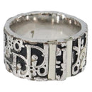 Christian Dior Trotter Ring metal Silver Auth 142048-1