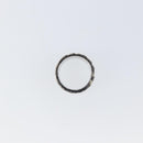 Christian Dior Trotter Ring metal Silver Auth 142048-6