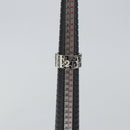 Christian Dior Trotter Ring metal Silver Auth 142048-9