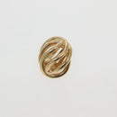 Christian Dior Earring Metal Gold Auth 142049-2