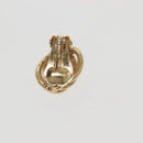 Christian Dior Earring Metal Gold Auth 142049-3