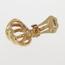 Christian Dior Earring Metal Gold Auth 142049-5