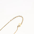 Christian Dior Necklace Metal Gold Tone Auth 142052-13