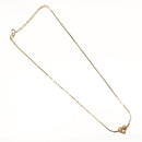Christian Dior Necklace Metal Gold Tone Auth 142052-2
