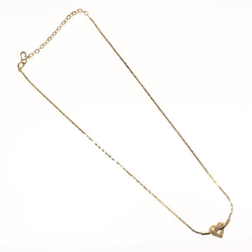 Christian Dior Necklace Metal Gold Tone Auth 142052 - 0