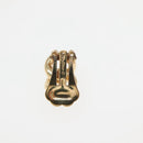 Christian Dior Earring Metal Gold Auth 142054-3