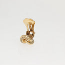Christian Dior Earring Metal Gold Auth 142054-5