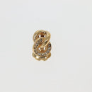 Christian Dior Earring Metal Gold Auth 142054-6