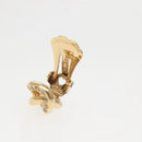 Christian Dior Earring Metal Gold Auth 142054-9