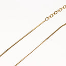 Christian Dior Necklace Metal Gold Tone Auth 142057-13