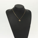 Christian Dior Necklace Metal Gold Tone Auth 142057-16