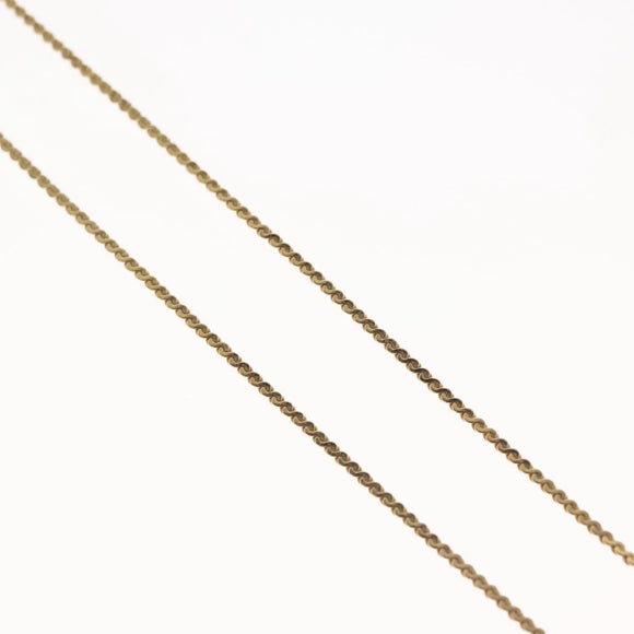 Christian Dior Necklace Metal Gold Tone Auth 142057