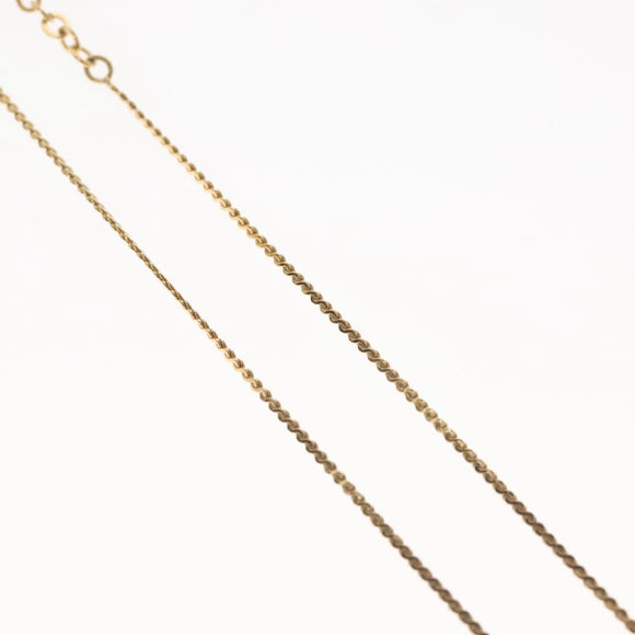 Christian Dior Necklace Metal Gold Tone Auth 142057